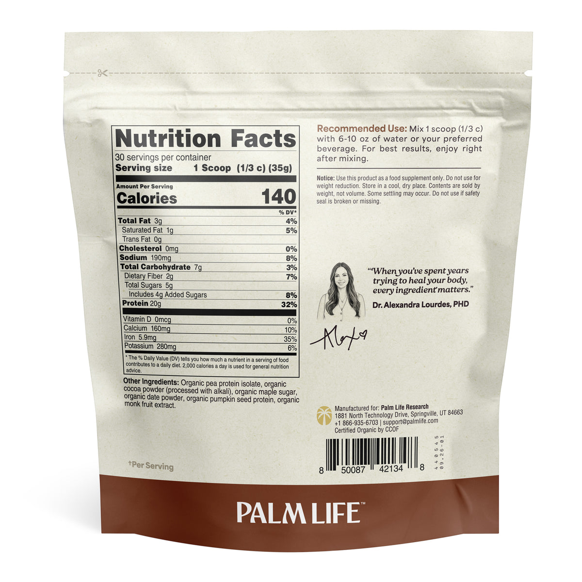 Organic Plant-Based Protein