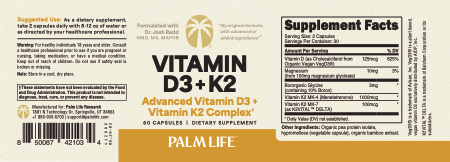 Vitamin D3 + K2