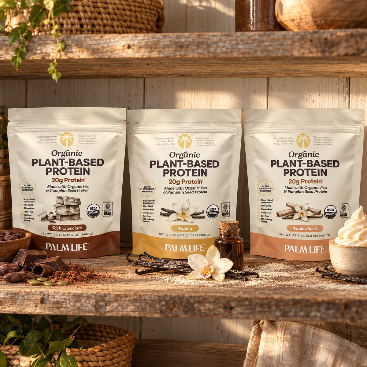 Three Delicious Flavors, Zero Compromise